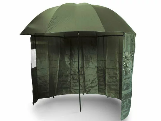 NGT Visparaplu Groen + Aanritstent 1,80 M. 1 NGT Visparaplu Groen + Aanritstent 1,80 M.