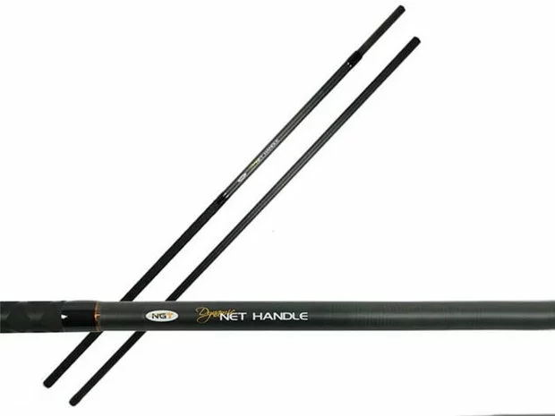 NGT Schepnetsteel Carbon 2-delig 1,8 M. 1 NGT Schepnetsteel Carbon 2-delig 1,8 M.