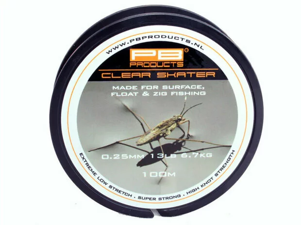 Clear Skater Karperlijn 100 M. (PB Products) 2 Clear Skater Karperlijn 100 M. (PB Products) - Afbeelding 2