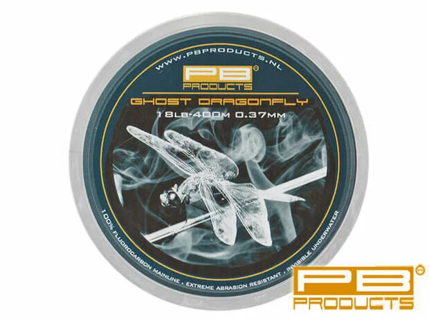 Ghost Dragonfly Fluorocarbon Lijn 400 M. (PB Products) 2 Ghost Dragonfly Fluorocarbon Lijn 400 M. (PB Products) - Afbeelding 2