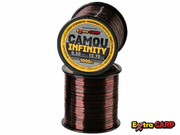 Extra Carp Infinity Camouflage Karperlijn 1000 M. 2 Extra Carp Infinity Camouflage Karperlijn 1000 M. - Afbeelding 2