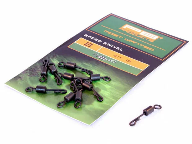 Quick Change Swivels Maat 8 - 10 St. (PB Products) 2 Quick Change Swivels Maat 8 - 10 St. (PB Products) - Afbeelding 2